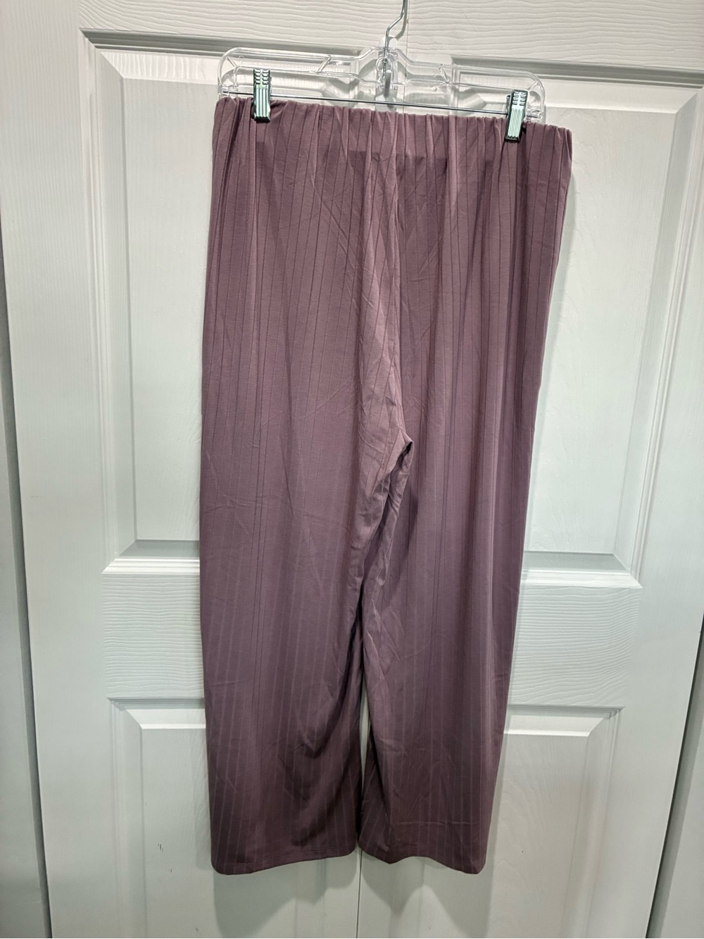 Mystree Ribbed Two-Piece Lounge Set in Dusty Lavender - Picture 8 of 8